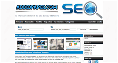 Desktop Screenshot of addedpaper.com